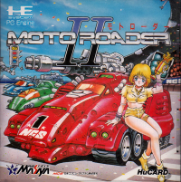Moto Roader II JP PC Engine  box art
